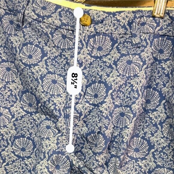 Old Navy Blue Patterned Cotton Shorts Size 10 - Picture 6 of 9